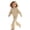 120Beige519, variant on XAOFW Baby Girl Outfits Pleated Long Sleeve Crewneck Tops And Bowknot Pants Toddler Kids Autumn Cute Clothes Sets 12-18 Months