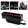 thumbnail image 4 of Relleno de espacio para asiento de automóvil Yotijar Organizador de asiento con Puerto de carga USB dual, 4 of 8