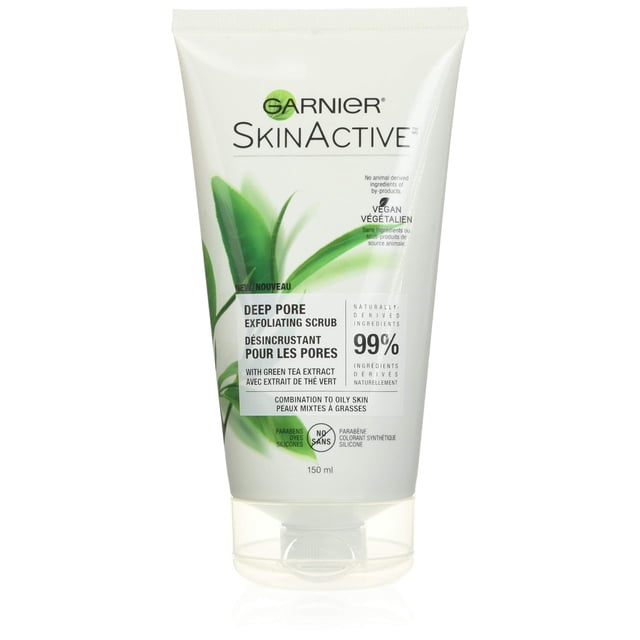 Exfoliante Facial Garnier SkinActive Té Verde 150 ml