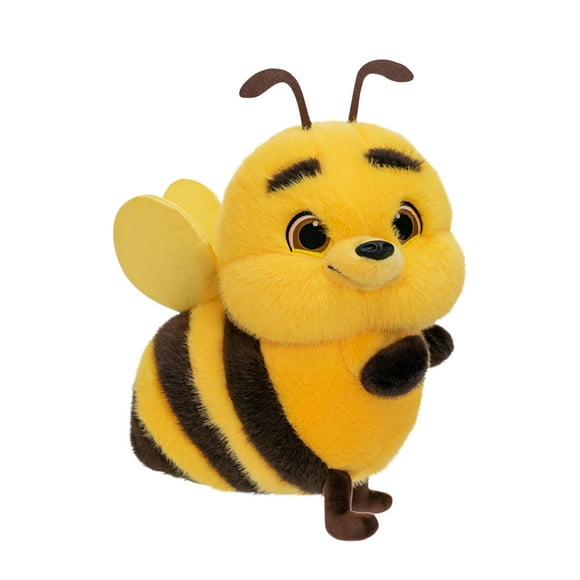 Jouet en Peluche Abeille Jaune, Oreiller Animal en Peluche 12,9 Po, Peluche Abeille Douce et Câline pour Cadeau d'Anniversaire, Coussin Décoratif Abeille, Jouet à Câliner en Forme d'Animal pour le Confort au Coucher