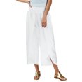 thumbnail image 1 of Gibobby pantalones de mujer Pantalones de yoga sueltos de cintura alta con cintura elástica para mujer Pantalones largos casuales (Blanco, M), 1 of 5