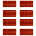 thumbnail image 1 of 8X Molde de Silicona para Galletas con Dedos de Tiramisú, Molde para Hornear Barras de Cereales con 15 Cavidades, Molde para Barras de Chocolate, Molde de Silicona con Tiras Largas, 1 of 5