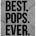 thumbnail image 2 of Best Pops Ever Dad Grandpa Far Day Hoodie Hooded Sweatshirt Men Brisco Brands X, 2 of 6