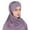 Light Purple, variant on HJYCHN Women's Ruffle Turban Wrap Cap Scarf for Cancer and Chemo Patients - Elegant Headwear Shawl Grey One Size