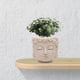 thumbnail image 1 of Florero de cabeza de Buda, decoración de maceta, estatua de regalo, organizador, contenedores de plantas, florero Estilo A, 1 of 8