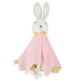 thumbnail image 1 of Manta de seguridad para bebé de conejo suave y adorable de peluche de cordero albaricoque para niños y niñas, color rosa, 1 of 14
