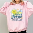 thumbnail image 2 of Life Gave Me Lemons But Jesus Made Lemonade Hoodie, Christian Faith Pullover, Child of God Unisex Casual Cotton Hoodie, 2 of 7