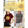 thumbnail image 5 of Anbech Sunflower Shirts for Women Graphic Tee Ladies Patriotic Tee Shirt Christian Top Short Sleeve, 5 of 8