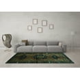 thumbnail image 3 of Ahgly Company Indoor Rectangle Persian Turquoise Blue Traditional Area Rugs, 2' x 4', 3 of 4