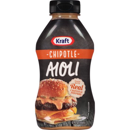 Creamy Garlic Dressing - (3 Pack) Kraft Mayo Chipotle Aioli, 12 Fl Oz Bottle