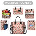thumbnail image 2 of OBREWU Strawberry Plants Fruit Womens Lunch Box for Work,Insulated Large Strawberry Plants Fruit Lunch Bag for Women,Loncheras Para Mujer,Leakproof Adult Lunch Bag for Work,Beach,Travel,Picnic,Camping, 2 of 7