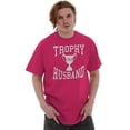 thumbnail image 4 of Trophy Husband No. 1 Hubby Award Men's Big & Tall Crewneck Graphic Tee Brisco Brands 2X, 4 of 4