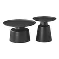 thumbnail image 1 of Mesa de Centro Kessa Muebles August Negro 70 x 40 x 70 cm Set de 2 Piezas, 1 of 1