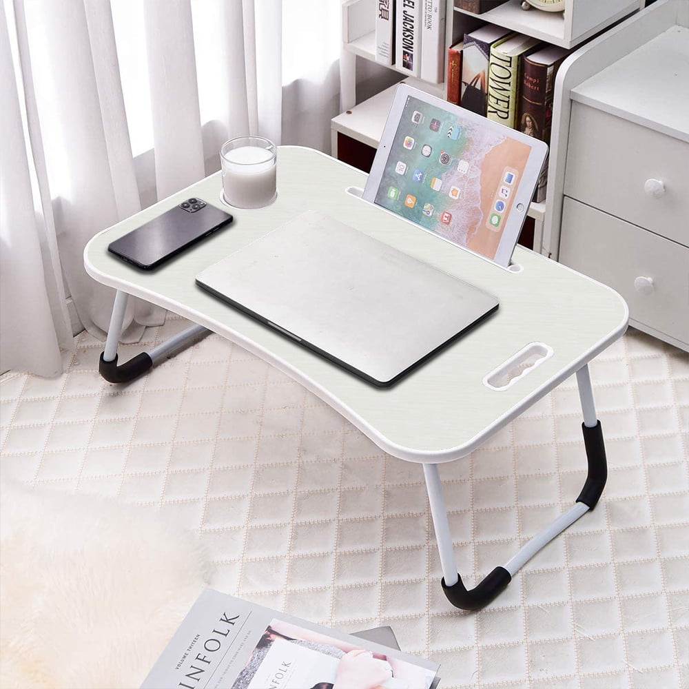 SEGMART Laptop Bed Tray Table, Folding Laptop Bed Stand, Portable