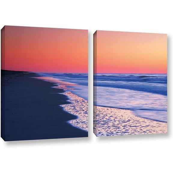 ArtWall Steve Ainsworth "Lavender Sea I" 2-Piece Gallery-Wrapped Canvas Set