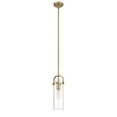 thumbnail image 4 of Innovations Lighting  Pilaster II Cylinder - 1 Light 12" Stem Hung Pendant Seedy/Matte Black, 4 of 5