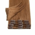thumbnail image 4 of Benehair Clip In 100% Real Human Hair Extensions Remy Hair Full Head Soft Smooth 8 pcs Golden Brown 18"20" US, 4 of 12