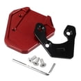 thumbnail image 4 of 1 Set Aluminum Alloy Motorcycle Kickstand Plate Pad for SUZUKI GSX8S 2022-2023 with Wrench Black Red, 4 of 6