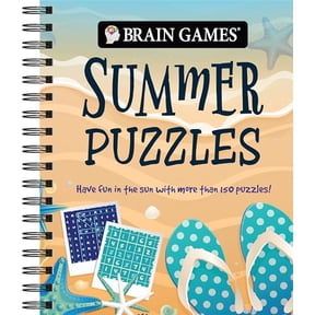 Pre-Owned Brain Games Brain Games - Summer Puzzles (#4): Have Fun in the Sun with More Than 150 Puzzles! Volume 4, (Spiral-Bound)