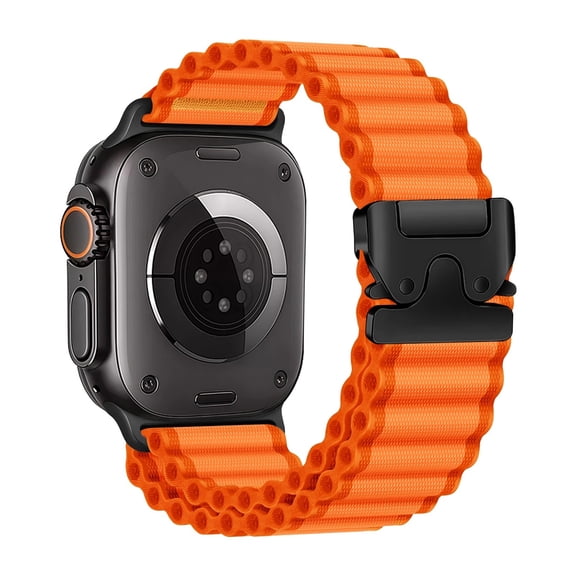 RoseOcean Parachute Nylon Loop Band Compatible with Apple Watch Ultra 2 49mm 46mm 45mm 44mm 42mm Series 10 9 8 7 6 SE 5 4 3