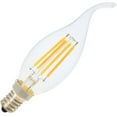 thumbnail image 3 of 5 Pcs Ampoule LED Filament E14, Ampoules à Bougie, Ampoule à Vis Blanc Chaud, 3 of 4