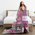 thumbnail image 4 of Cats Blanket Microfiber Ultra Soft Fuzzy Flannel Throw Blanket for Couch Bed Living Room Comfortable Warm Lightweight All Season 60x50 inches, 4 of 6