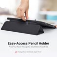thumbnail image 2 of KOMI for iPad 10th Generation Case 2022 with Pencil Holder, iPad 10.9 Inch Case [Support Touch ID] Flexible TPU Back Shell Smart Trifold Stand Protective Cover, Auto Wake/Sleep, 2 of 5