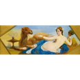 thumbnail image 2 of François Dubois 18x9 Gold Ornate Wood Frame and Double Matted Museum Art Print Titled - Allegories of the Four Continents; Asia (1834), 2 of 4