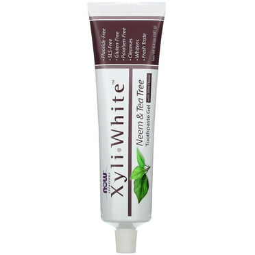 Now XyliWhite Fluoride Free Toothpaste, Neem & Tea Tree, 6.4 Oz