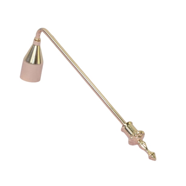 Extintor de velas de 9 pulgadas, cortador de mechas de cúpula de vela, accesorios multiusos para Dorado