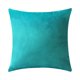 thumbnail image 2 of Wosthever funda de almohada cuadrada de terciopelo, decoración de sofá de Color sólido Decoración del hogar lago azul, 2 of 6