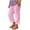 Pink, variant on Faraee Boys Pull on Linen Pants Lightweight Summer Casual Beach Trousers Breathable Elastic Waist Wide Leg Outfit with Pocket 4t 5t 6t 4-15 Years Beige