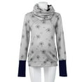 thumbnail image 2 of Lispipm Maternity Hoodie for Women Pregnancy Long Sleeve Pullover Casual Fall Winter Warmth Breastfeeding Sweatshirt Silver L, 2 of 6