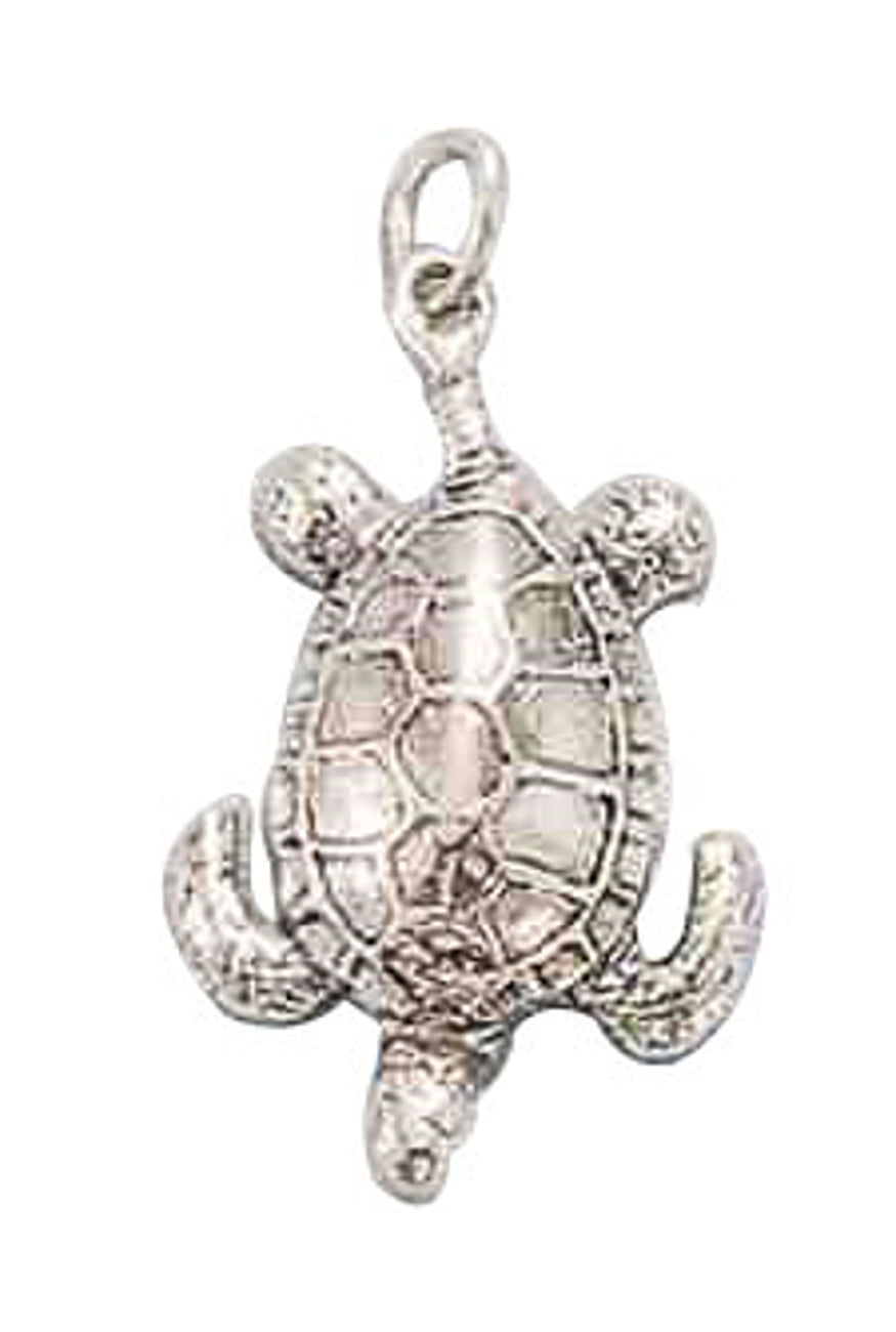Sterling Silver Sea Turtle Charm Longevity Bead fit All Charm Bracelet for Women Girls Mothers Gifts EC175