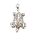 thumbnail image 1 of Sterling Silver 16" .8mm Box Chain 3D Deep Sea Turtle Pendant Necklace, 1 of 2