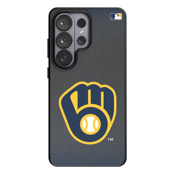 Keyscaper Milwaukee Brewers Linen Galaxy Magnetic Bump Case