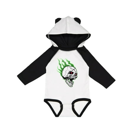 

Inktastic Retro Skull Gift Baby Boy or Baby Girl Long Sleeve Bodysuit