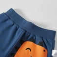 thumbnail image 3 of GBSYEWXS Half Pant For Girls Kids Size 3-4 Years Dinosaur Print Elastic Waist Walkshorts Cute Soft Sky Blue Shorts, 3 of 6