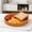 Brown #1, variant on Woven Storage Basket, Plastic Basket for Organizing Fruit and Vegetable Counter Display, Round Imitation Rattan Tray for Kitchen Counter, Bread and Snack Holder for Home Use