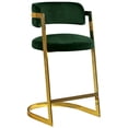 thumbnail image 3 of Meridian Furniture Inc Stephanie 26 in. Upholstered Counter Stool - Set of 2, 3 of 5