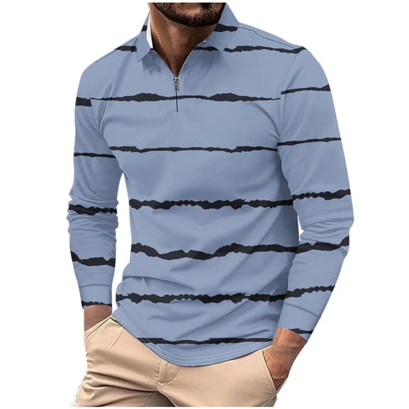 LIaqionyy Big and Tall Shirts for Mens Quarter Zip Pullover Lightweight Tops Casual Fashion Fall Clothes