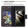 thumbnail image 4 of Allytech Galaxy S22 Ultra Case with 9 Card Holders, PU Leather Folio Flip Kickstand Magnetic Snap Detachable Wrist Strap Anti-Scratch Case for Samsung Galaxy S22 Ultra 6.8" 5G 2022, Big Gold Butterfly, 4 of 5