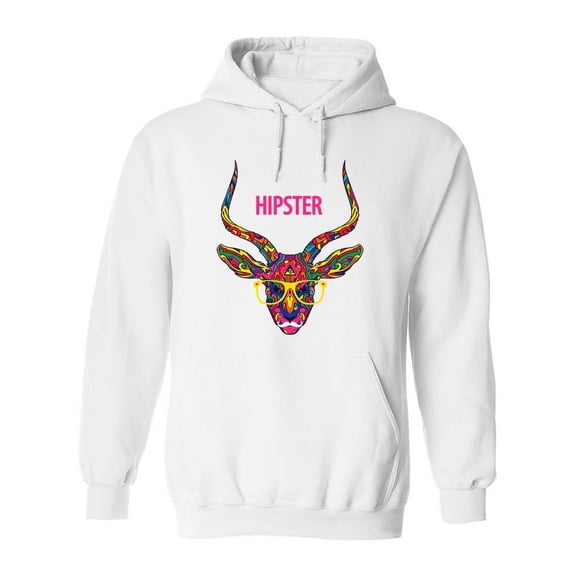 Gazelle In Colorful Pattern Hoodie Women -Image by Shutterstock, Female Large