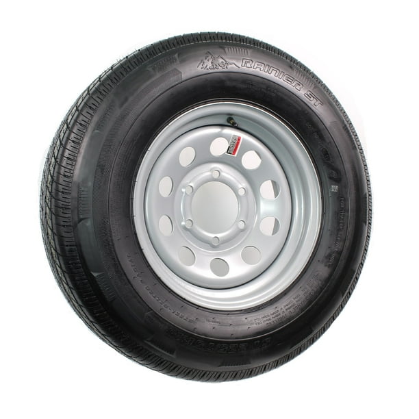Radial Trailer Tire On Rim ST225/75R15 225/75-15 15 D 6 ...