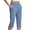 #1Blue, variant on Capris Pants for Women Stretch Yoga Capri Pants High Waisted Crop Office Work Pants Summer Casual Golf Capris Slacks Yoga Dress Pant Workout Splt Capris Athletic Shorts with Pockets