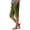 #01Green, variant on Linen Capri Pants for Women Summer Knee Length Straight Leg Pant Casual Loose Beach Bermuda Clothes with Pockets Gray XL