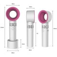 thumbnail image 2 of USB Rechargeable Portable Bladeless Fan Handheld Mini Air Cooler No Leaf Handy Fan, 2 of 4