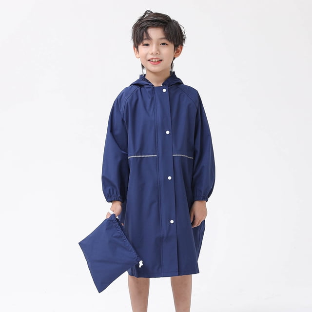 LSLJS Tout-Petits Enfants Bébés Filles Imperméable Uni Enfants Manteau de Pluie Imperméable à Capuche Veste Manteau Printemps/été/automne/hiver Vêtements Enfants Vêtements