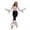 White, variant on FASHOFT Adult 70s Vintage Disco Halloween Costumes White Graphic Top Pants Set Stage Performance Retro Theme Party Fancy Dress Up Halloween Costume L