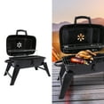 thumbnail image 5 of Small Folding Outdoor Grill, Mini Barbecue Grill, Compact Tabletop BBQ Grill for Camping Picnic Backyard Patio, 5 of 8